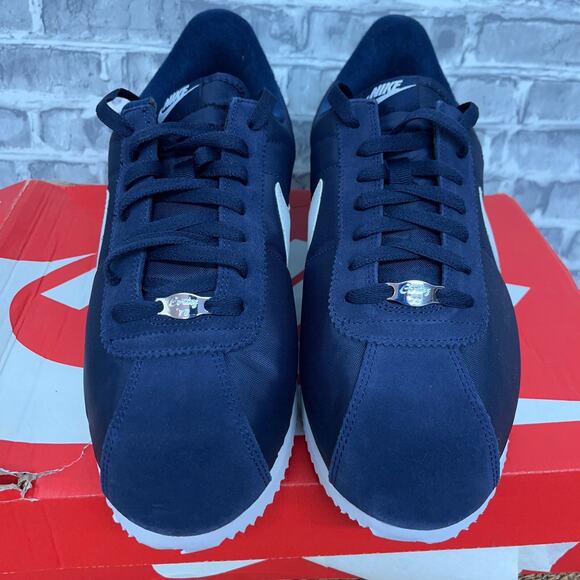 Nike Cortez Basic Nylon Obsidian Running Shoes 819720-411 Mens Size 12.5 New main image 7